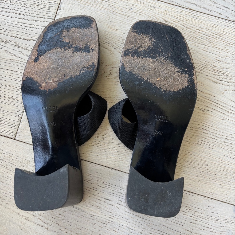 GUCCI Strappy chunky heels - Picture 7 of 8